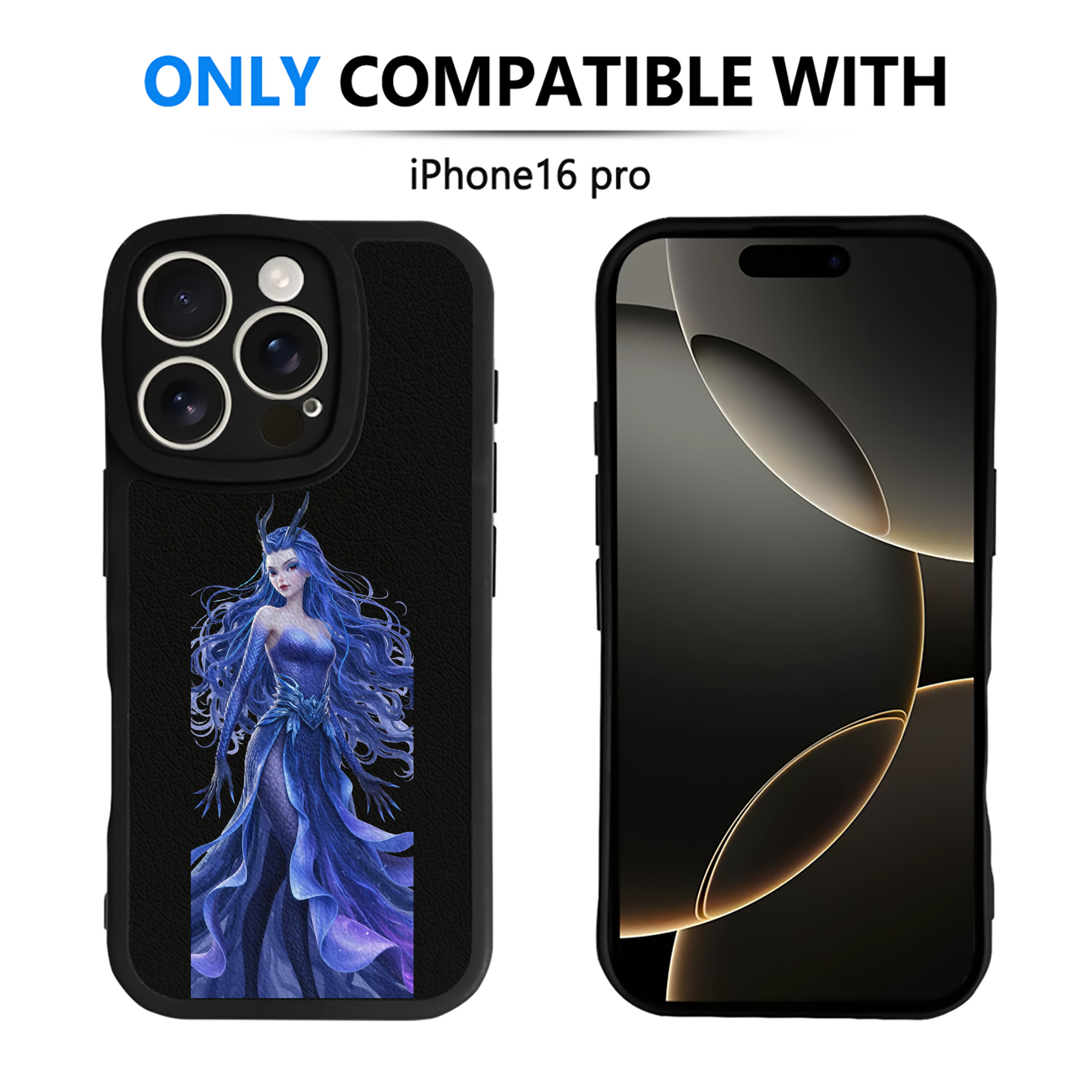 （画像用） Ne Zha 2 ナタ 魔童の大暴れ 【iPhone 16シリーズ対応】シリコンスマホケース（レザー調） 材質：シリコン